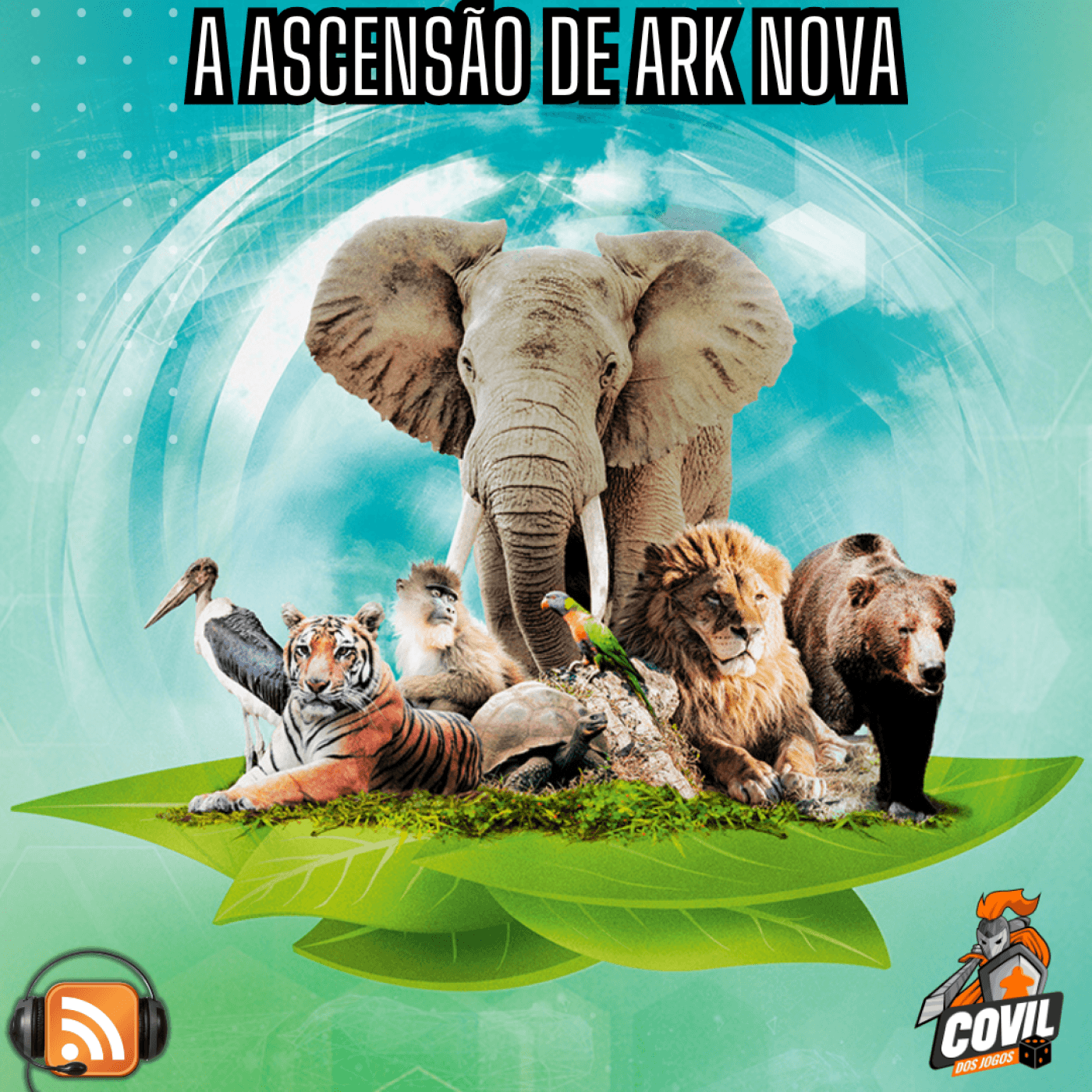 Nordicast 345 - Ranking BGG  (A  Ascensão de Ark Nova) episode artwork