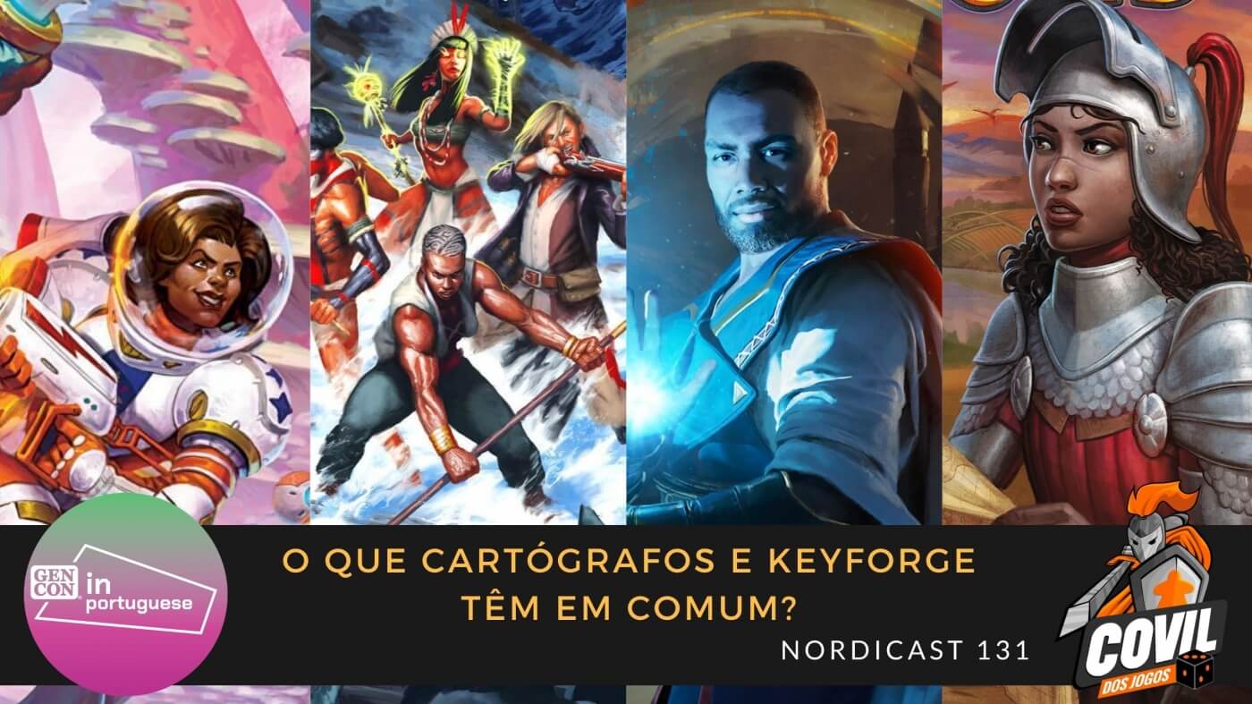 Nordicast 131 - O que Cartógrafos e Keyforge têm em comum? episode artwork